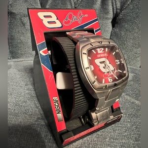 Nascar Dale Earnhardt Jr #8 Silver Watch NWT